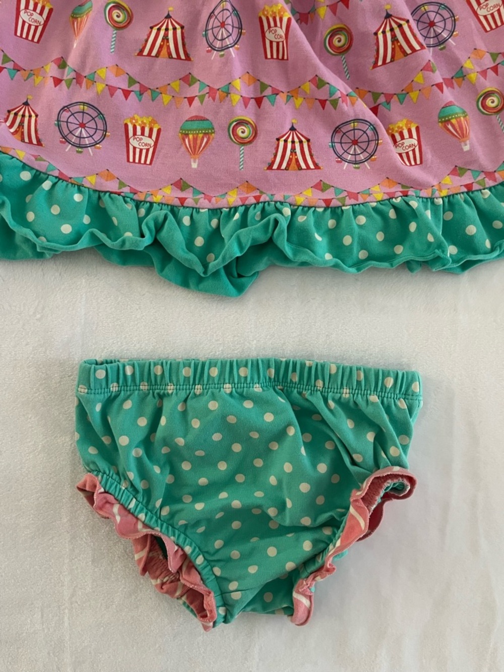 Matilda Jane Teal Circus Set with Polka Dot Ruffle - Picture 3 of 11